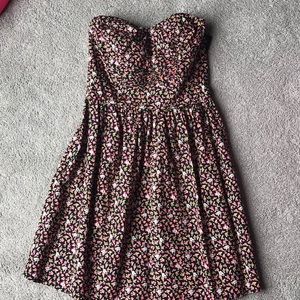 floral strapless dress from macy’s